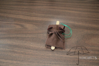 Joseph figerine with a brown robe Joseph