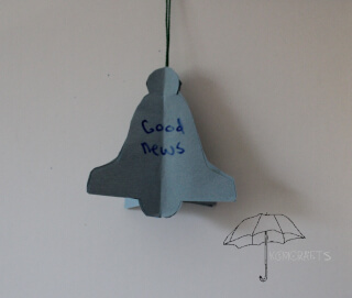 3D paper bell