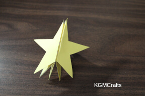 step 2 fold in half and glue the side together