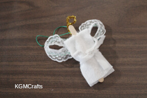 step 6 add the end of the halo to the belt