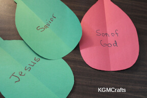 step 3 write the message on the inside