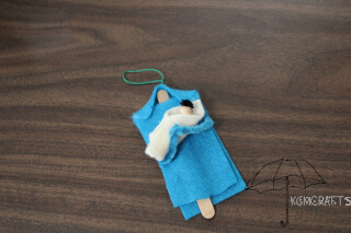 felt ornament of Mary and Jesus Mary and baby Jesus Christmas tree Ornament