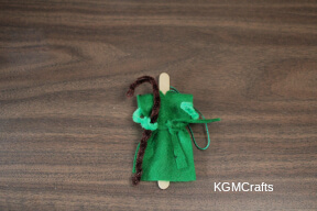 step 3 make the cane and add to the shepherd