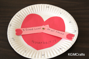 add the hands to the clock with a brad finish the clock