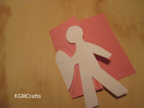 step 3 cut out some larger hearts