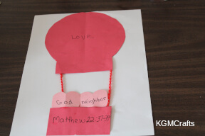 craft for Love God and neighbor