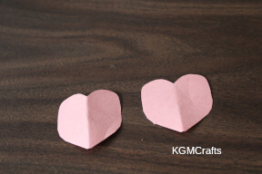 cut pink hearts love God neighbor step 3