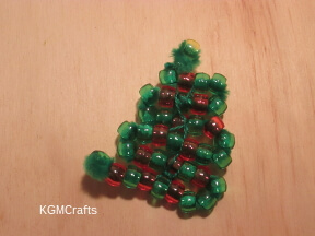 tie the bead together with craft string