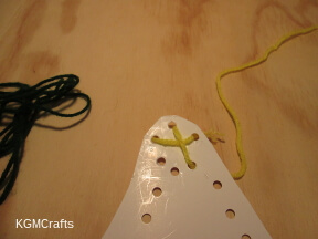 step 4 make one leg of the star
