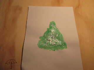 glitter and fingerprints fingerprint tree