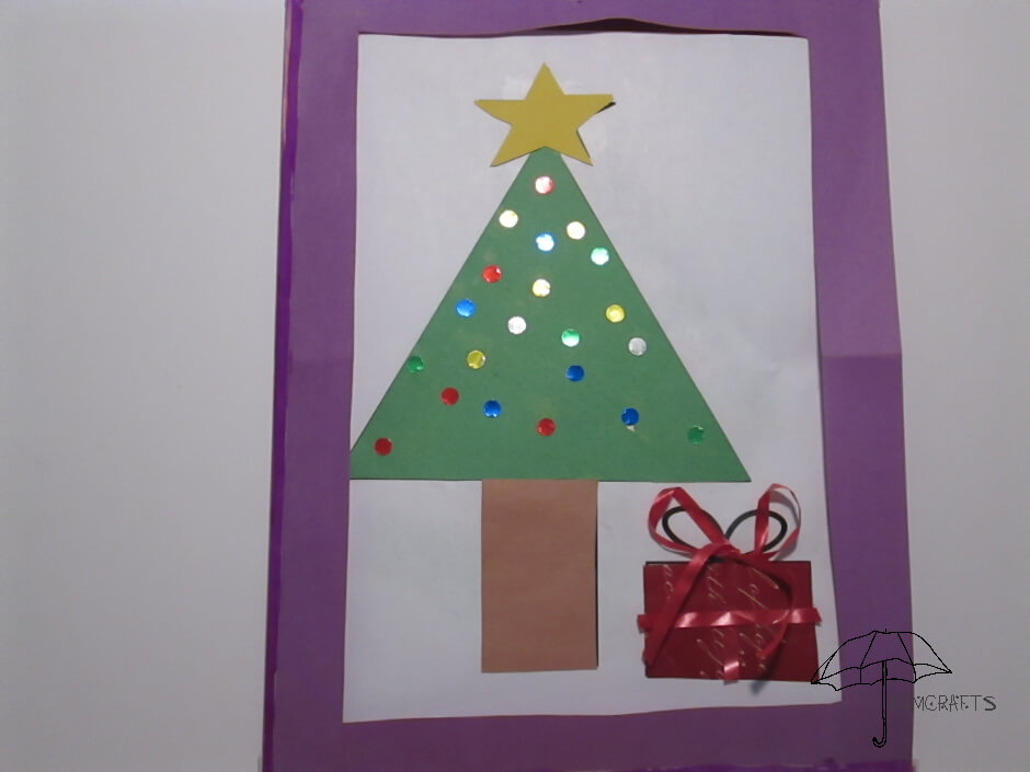 Christmas tree collage