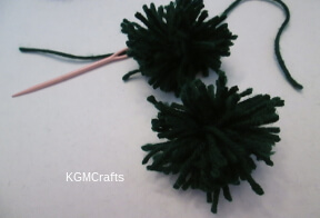sew the pompom together
