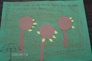 picture of fading sunflowers the grass withers and the flowers fade fall craft