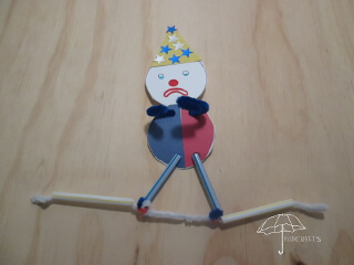 clown on tightrope