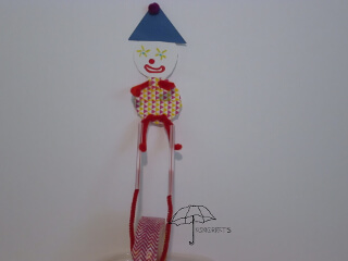 unicycle clown