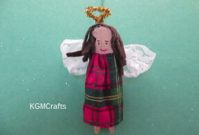 thumbnail of clothespin angel