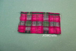 step 1 cut and hem raw edges