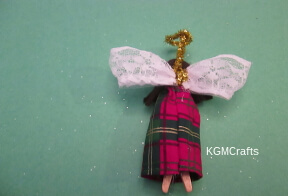 step 8 glue on the wings