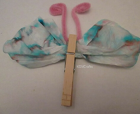 coffee filter butterfly