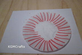 coffee filter step 1 draw lines on coffee filter