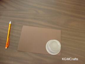 draw a circle at one end