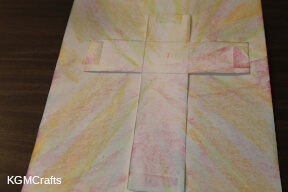 color the cross colored cross step 2