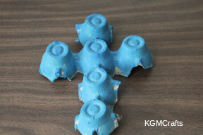 egg carton cross step 2 egg carton cross step 2