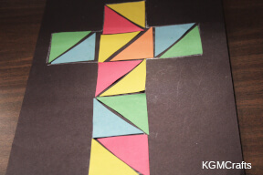 use paper to make a mosaic