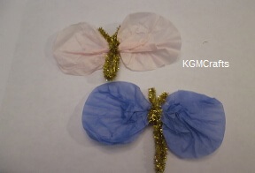 cupcake liner butterflies