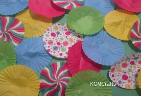 arrange your cupcake liners