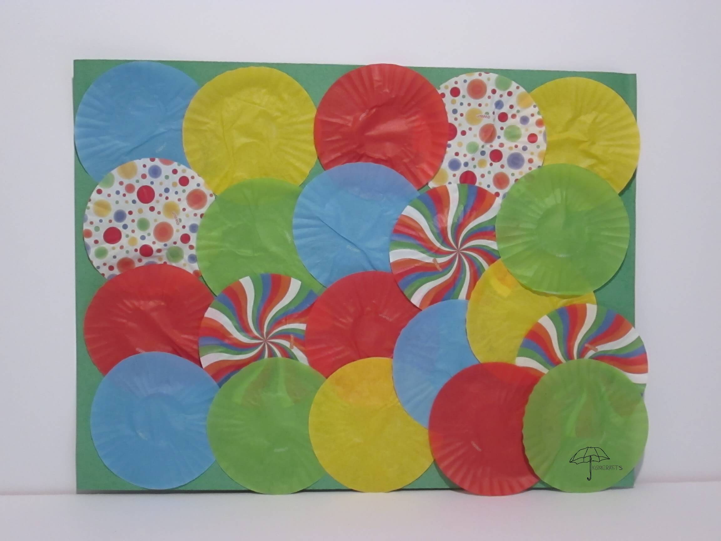 cupcake liner collage