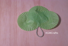 cupcake liner shamrock