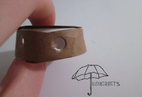 step 4 punch holes