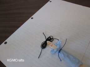 step 6 make the string hair