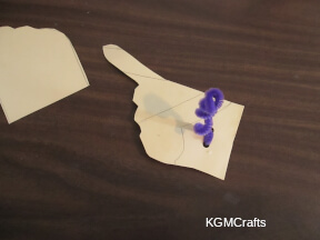 step 3 add the pipe cleaner