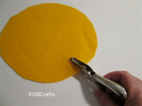 punch holes along the edge