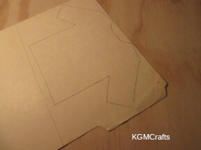 cut the shape from cardboard