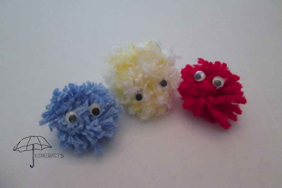 yarn dust bunnies