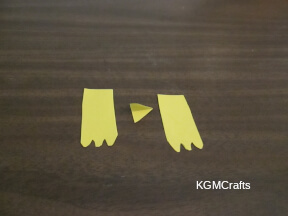 make the feet and beak