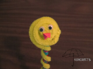 pencil topper chick