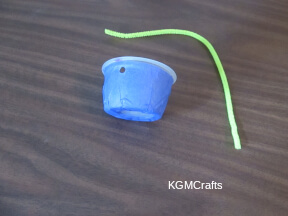 fruit cup basket step 1 cover cup with tissue