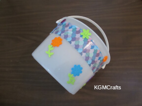 plastic bucket basket step 1 decorate your bucket