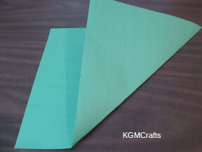 square basket step 1 fold to make a square