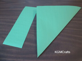 step 2 cut off the excess strip