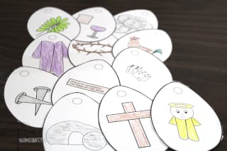 Eggs that tell the story of Easter