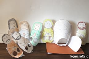 empty tomb puppets step 4