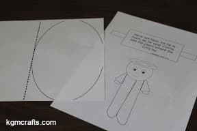 He is risen card step 1