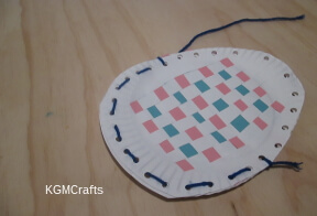 sew the two plates together around the bottom