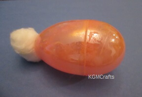 glue on the tail cotton on egg
