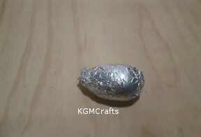 wrap the egg in foil